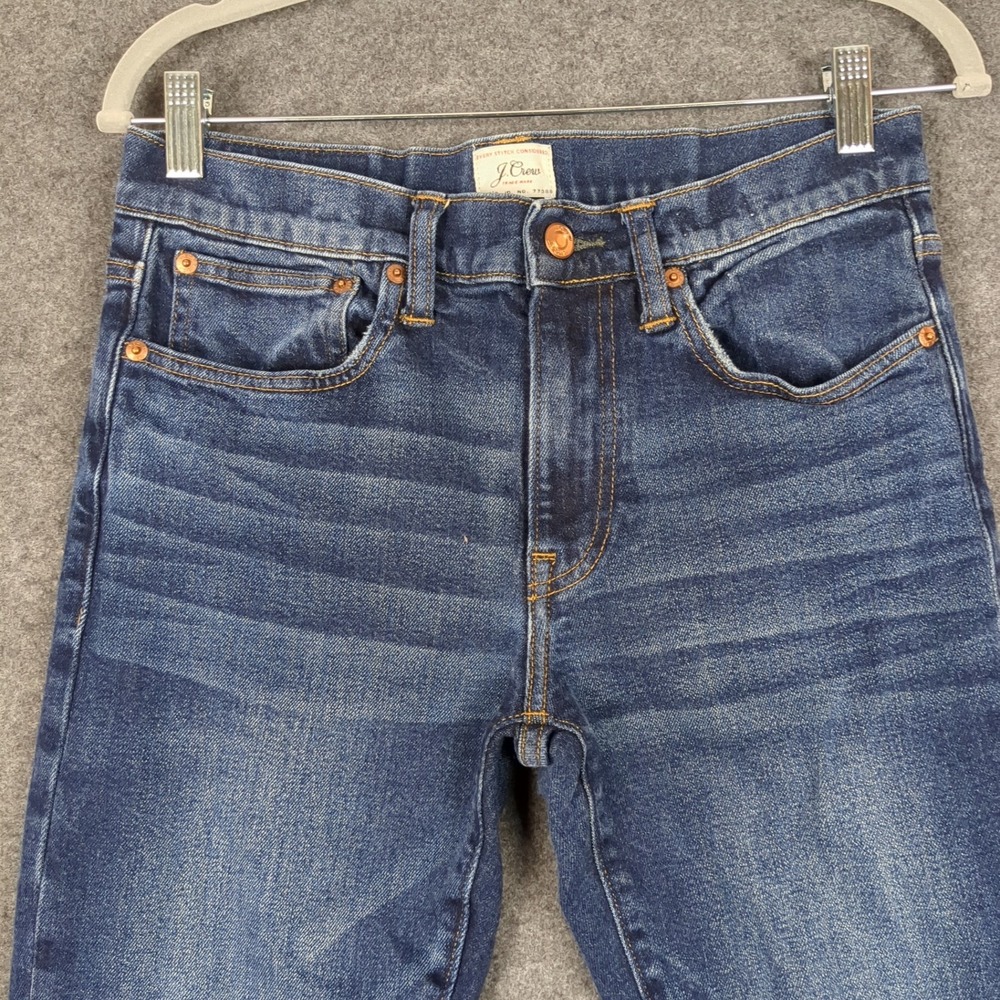 J.Crew 250 Skinny Jeans Mens‎ Medium Wash Blue Denim Slim Fit 30x34 - Picture 5 of 15